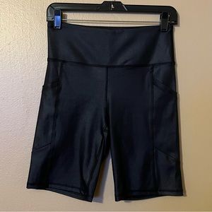 Marika High Rise Bike Shorts - Black - M